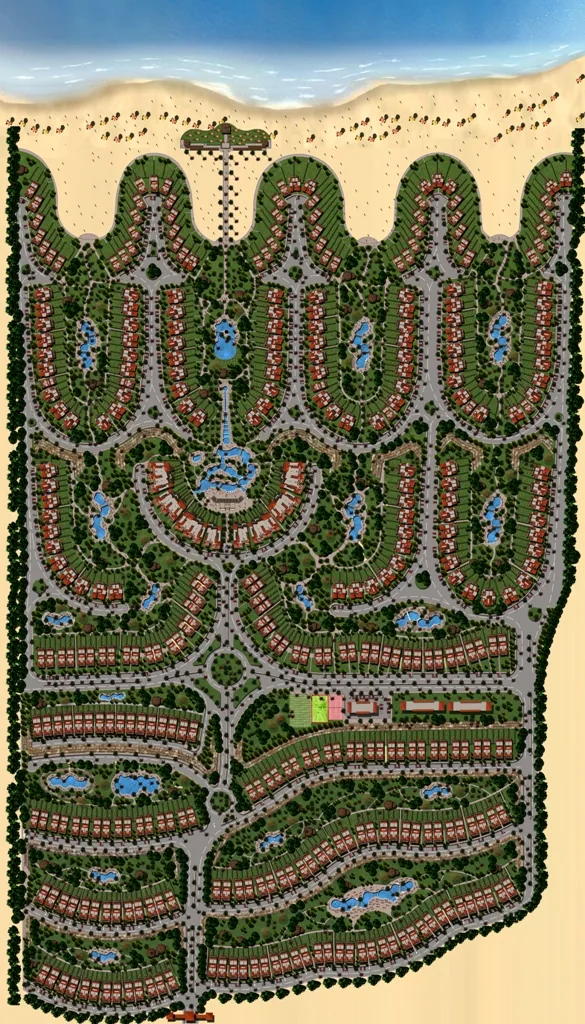 Master plan of La Vista Bay North Coast